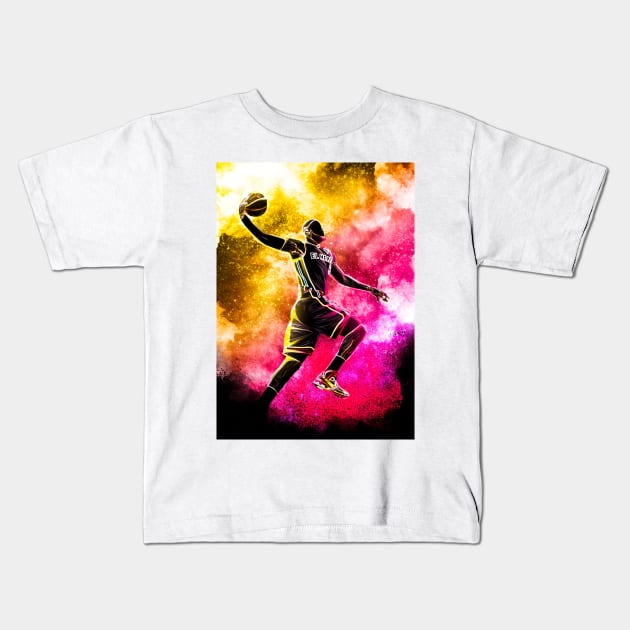 Soul Basketball Kids T-Shirt by San Creative